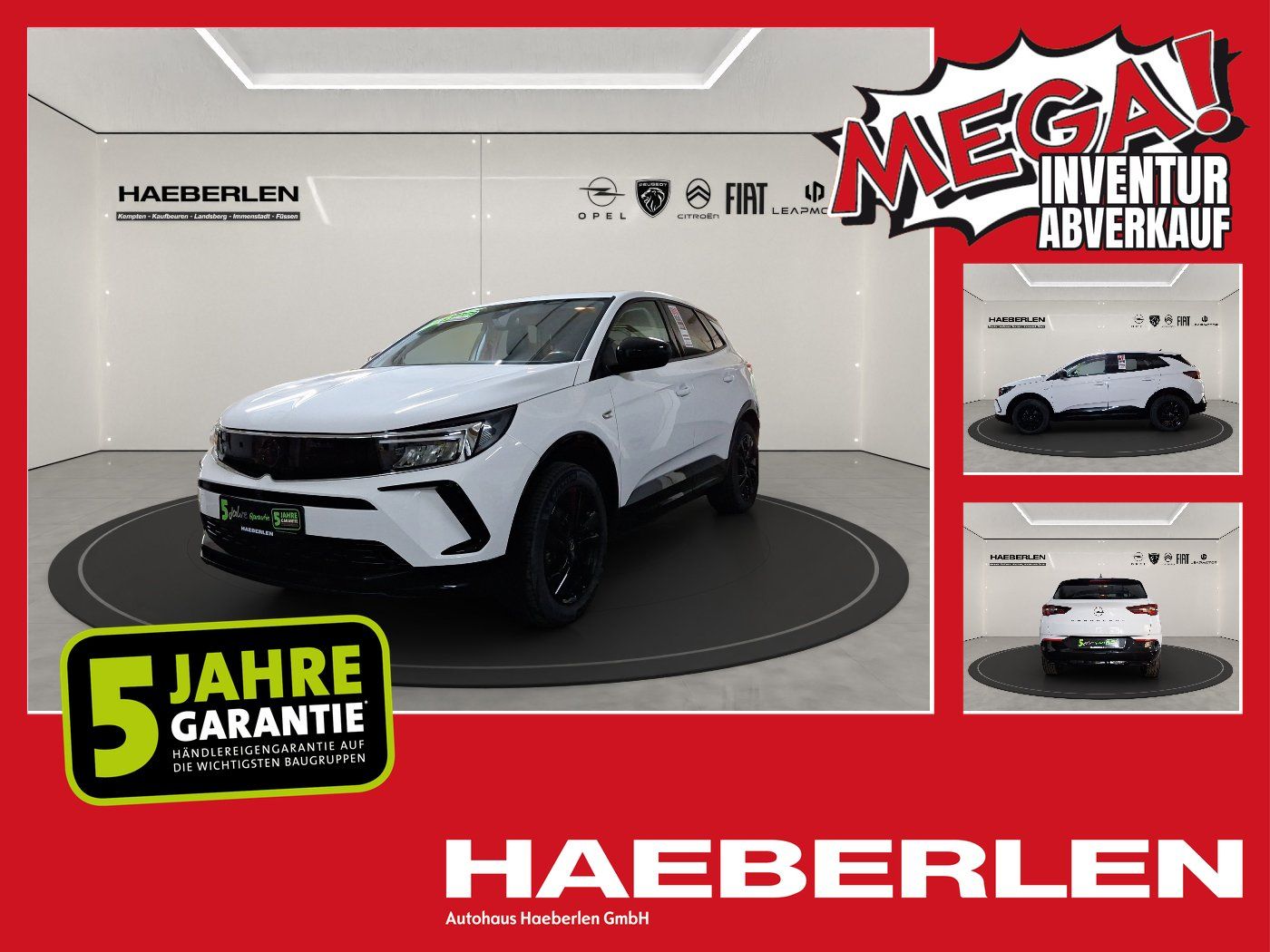 Opel Grandland 1.2 Turbo GS Line AHK+LED+Navi+SHZ+LM