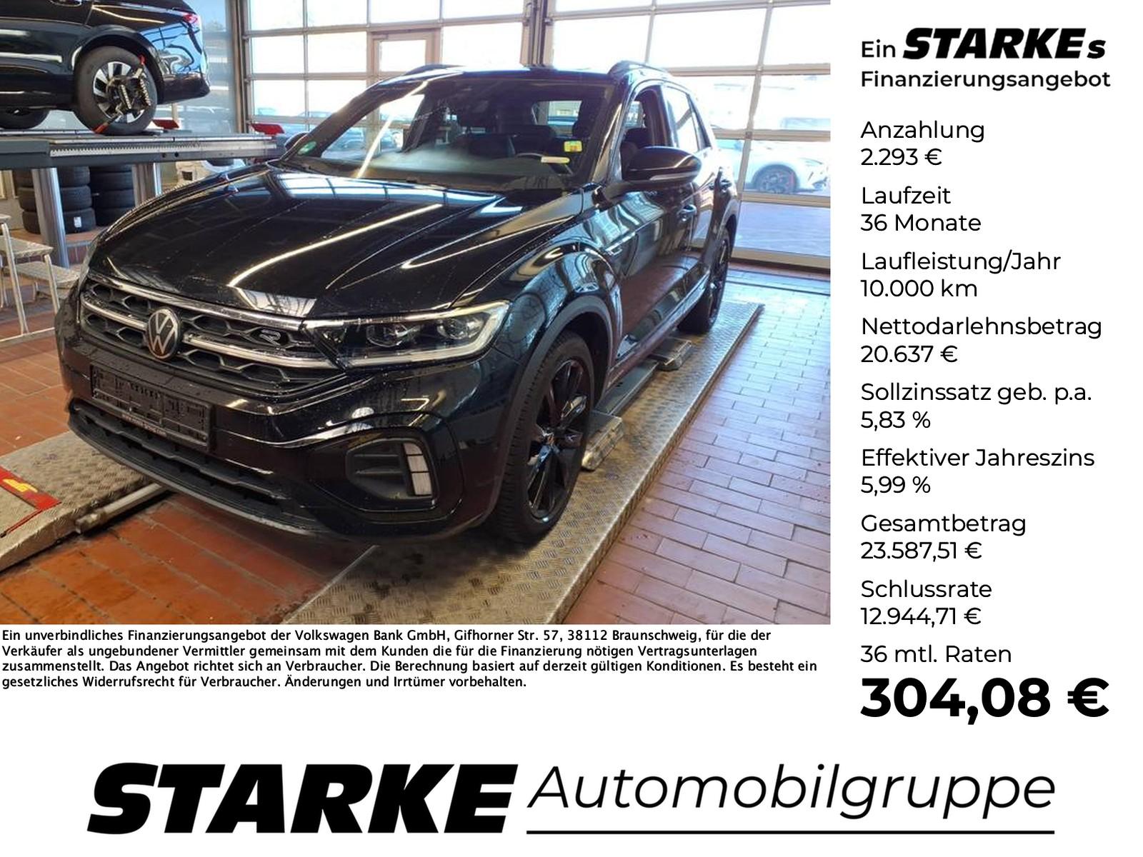 Volkswagen T-Roc 1.5 TSI R-Line Black Style  Panodach AHK N