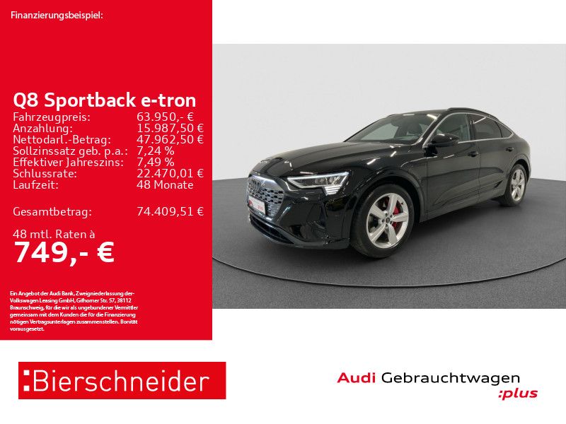Audi Q8 Sportback e-tron 55 S-Line AHK MATRIX HuD 360
