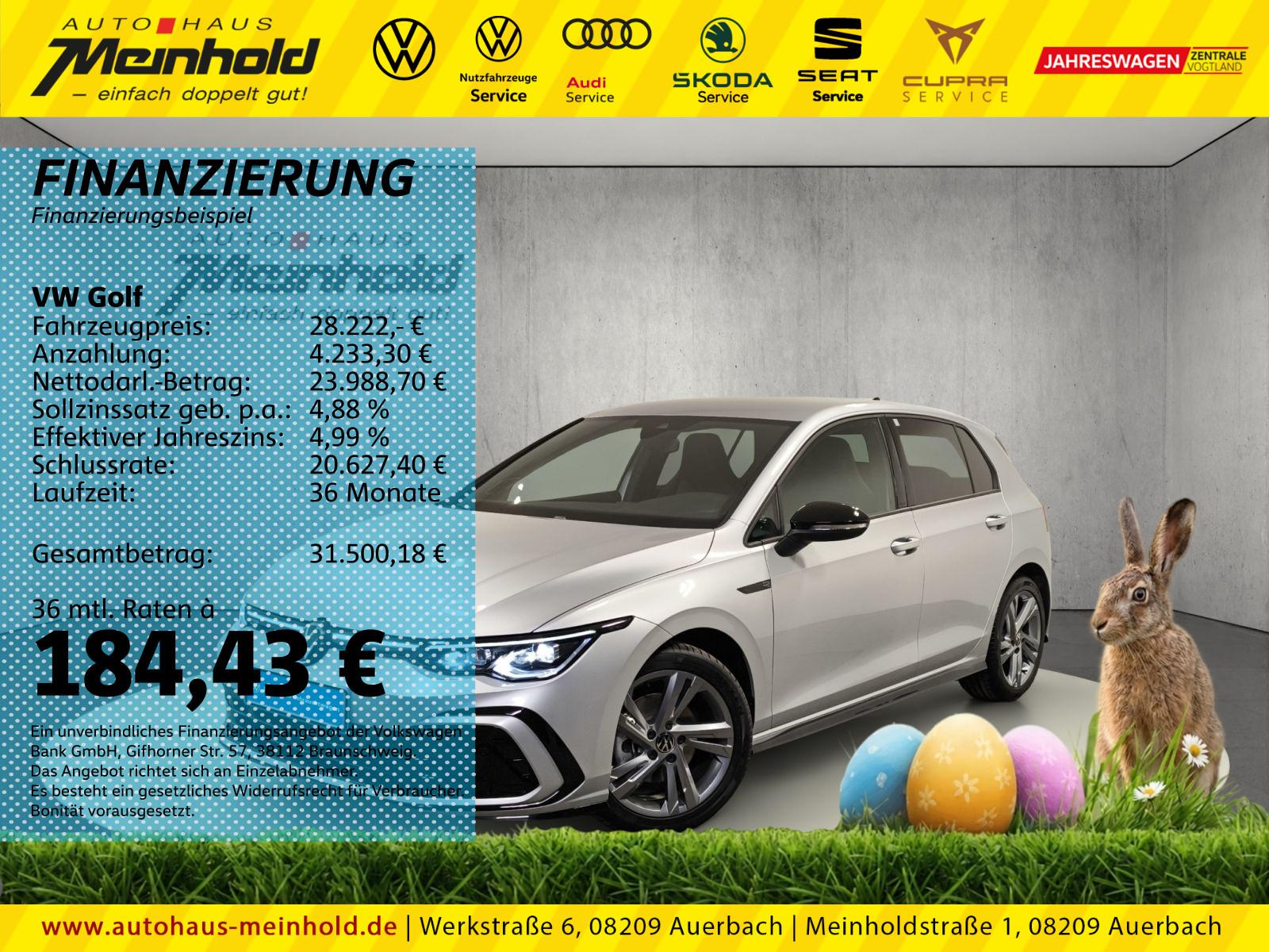 Volkswagen Golf 1.5 TSI DSG R-Line, LED-Plus, DAB, Navi,H&K