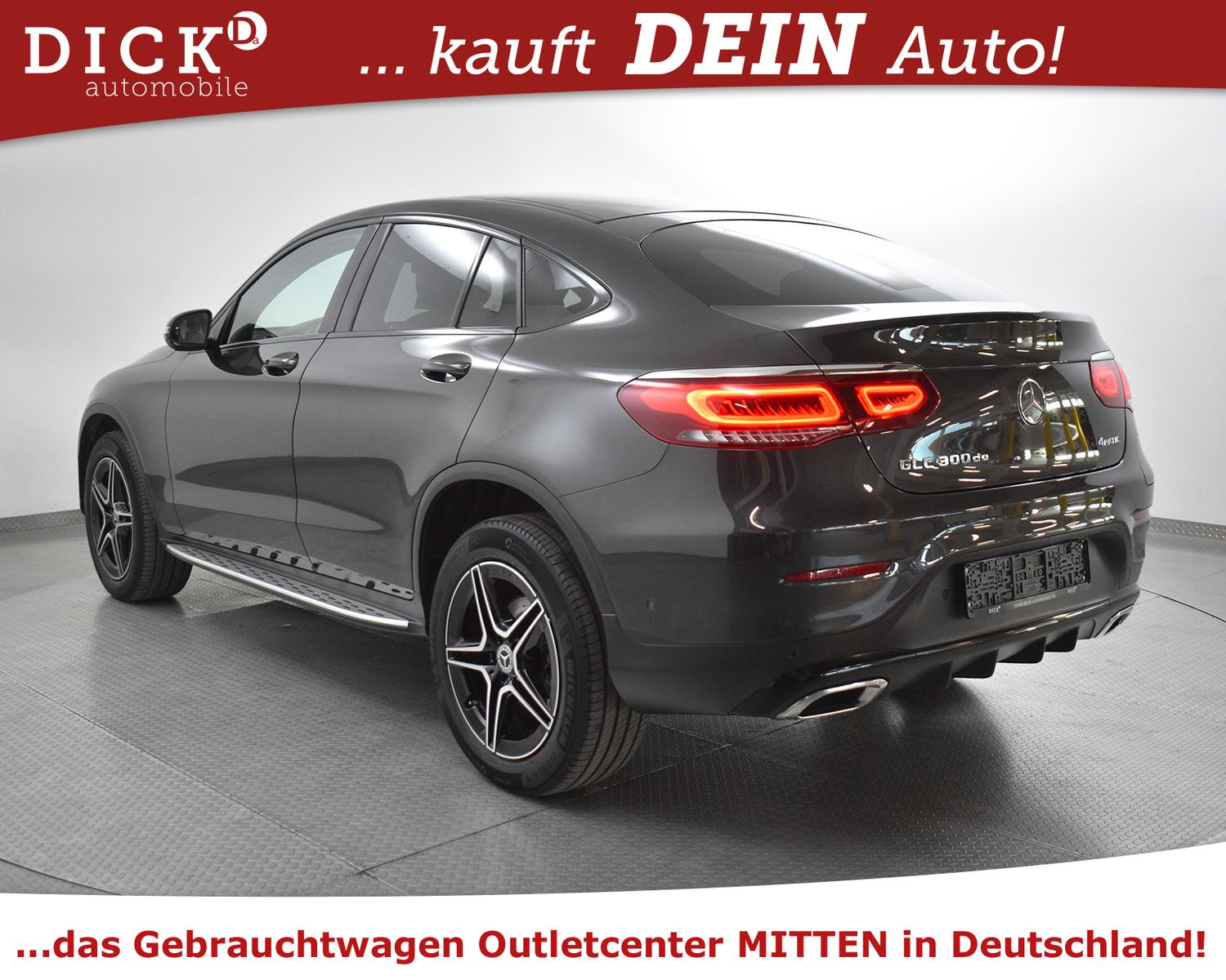 MERCEDES-BENZ GLC300de Coupe 2X AMG Line 4M NIGHT+STDHZ+KAM+19 - Image 5