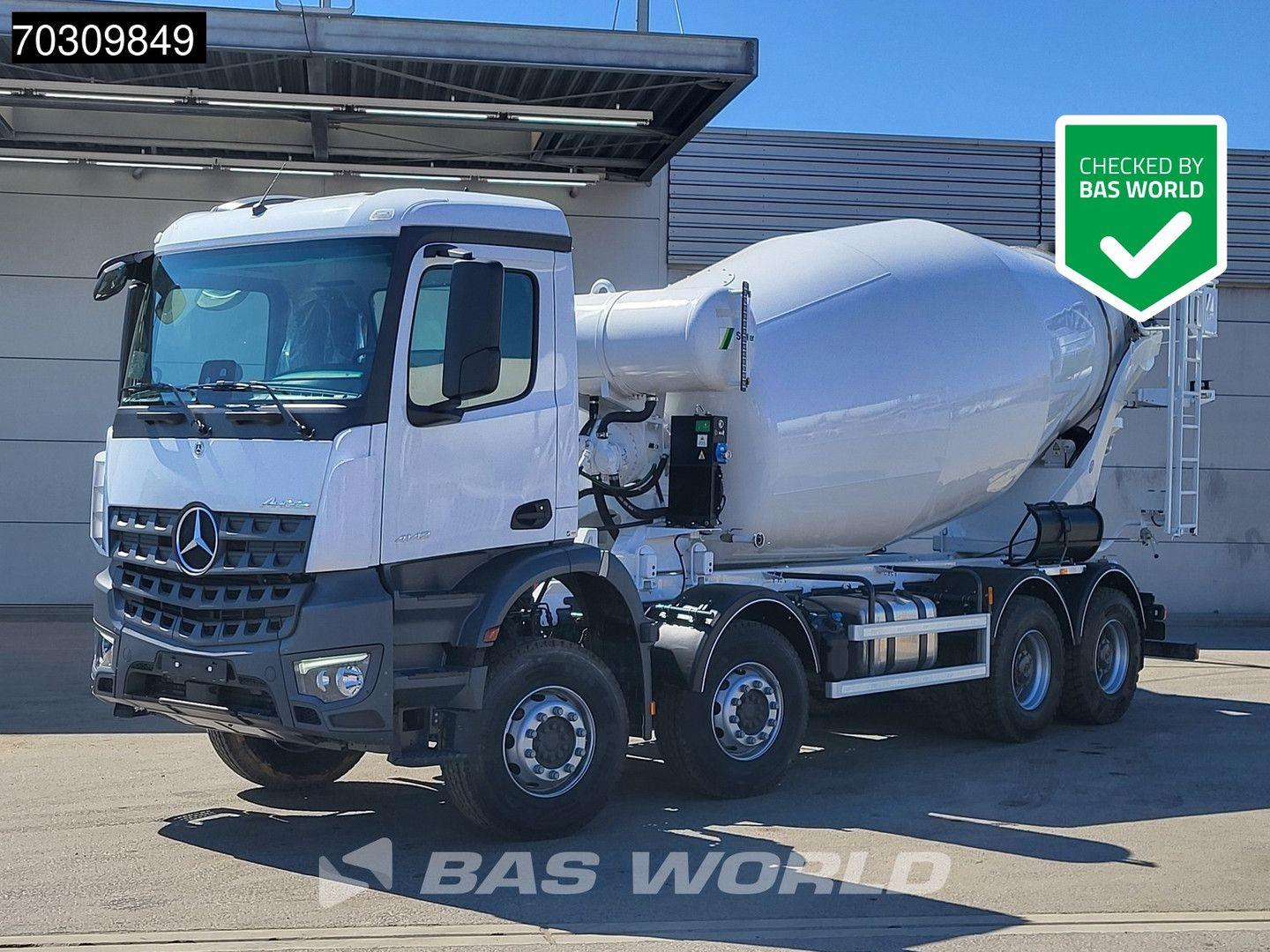 Mercedes-Benz Arocs 4142 8X4 NEW! 12m3 Stetter Mixer Steelsusp