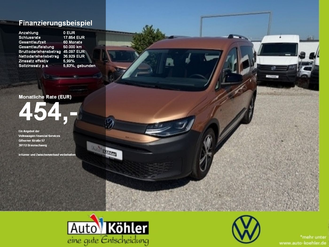 Volkswagen Caddy Life PanAmericana 7-Sitzer TSi DSG