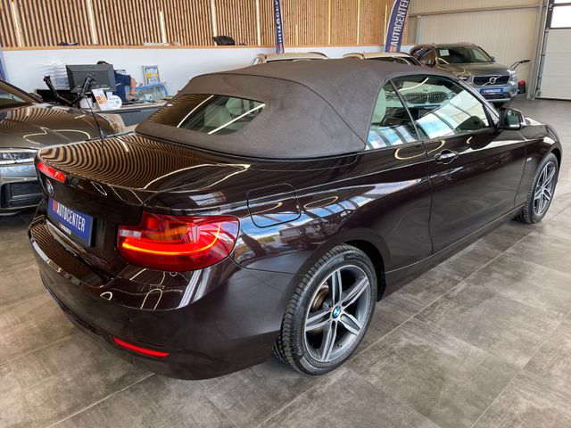 BMW 218 d Cabrio Sport Line *AHK*SHZ*Klima*Navi*