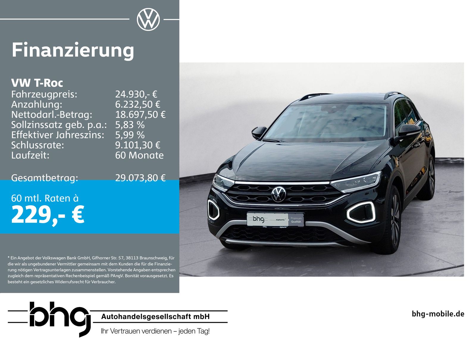 Volkswagen T-Roc Life 2.0 l TDI SCR