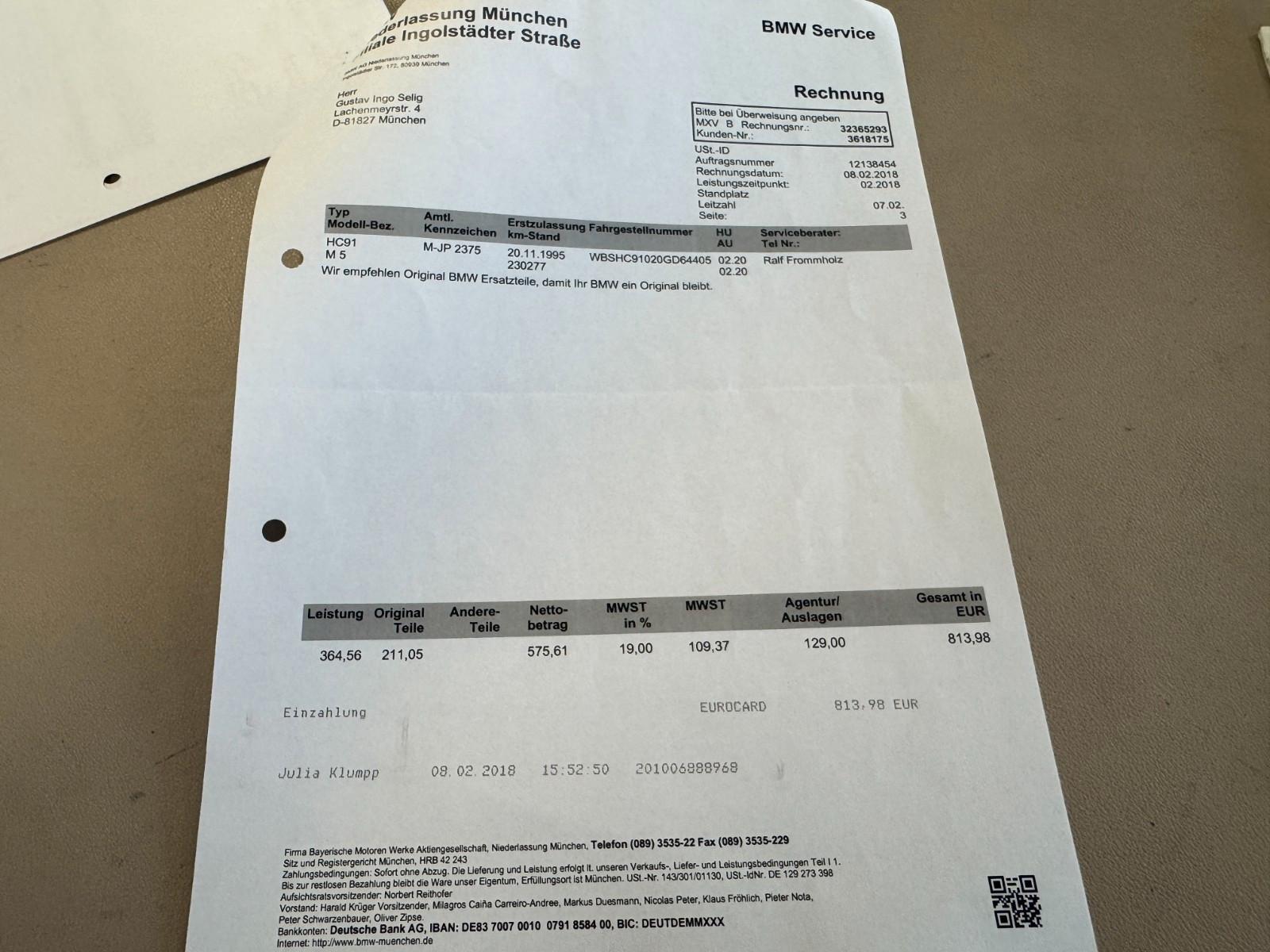 BMW M5 3.8 6 gang AVUS BLAU, 1 of 404
