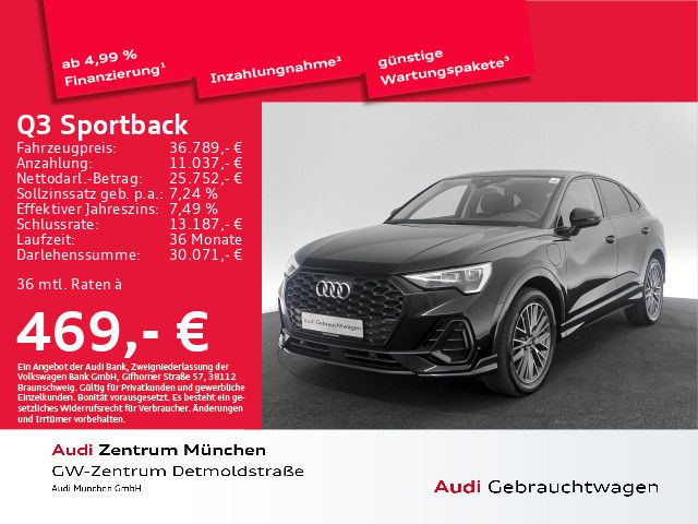 Audi Q3 Sportback 45 TFSI e S tronic Pano/Virtual+/Pr