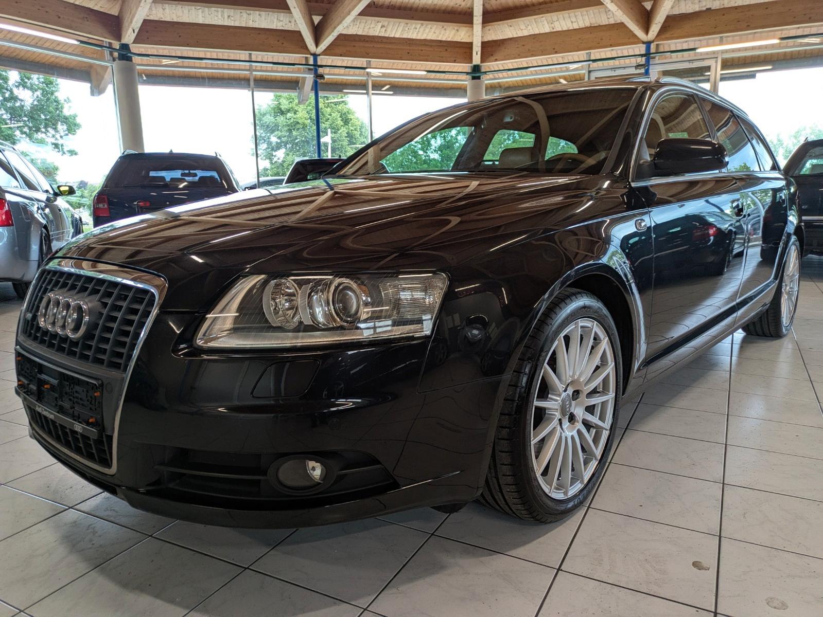 AUDI A6 AVANT 3.2 FSI QUATTRO 256ch S LINE - CUIR - SUSPENSION PNEUMATIQUE - BOSE - TOIT PANORAMIQUE - CHAÎNE NEUVE