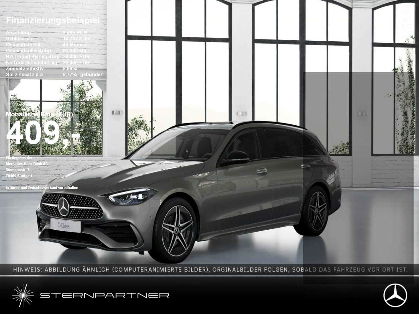 Mercedes-Benz C 300 e T AMG+NIGHT+PANO+AHK+SOUND+AMBIENTE