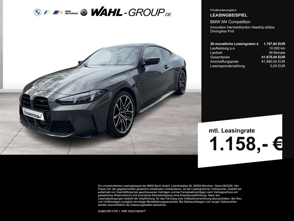 BMW M4 Competition Innovation HarmanKardon HeadUp eS
