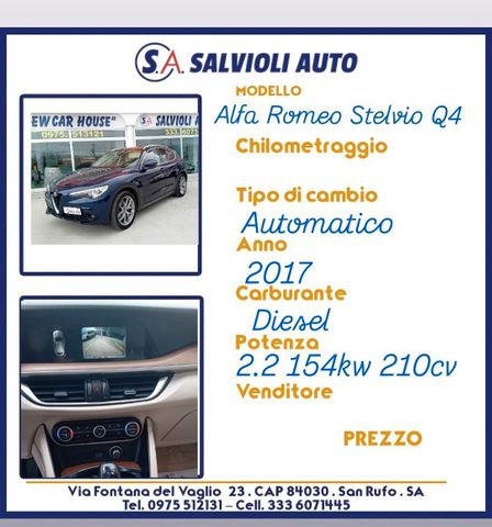 Alfa Romeo Stelvio 2.2 Turbodiesel 210 CV AT8 Q4