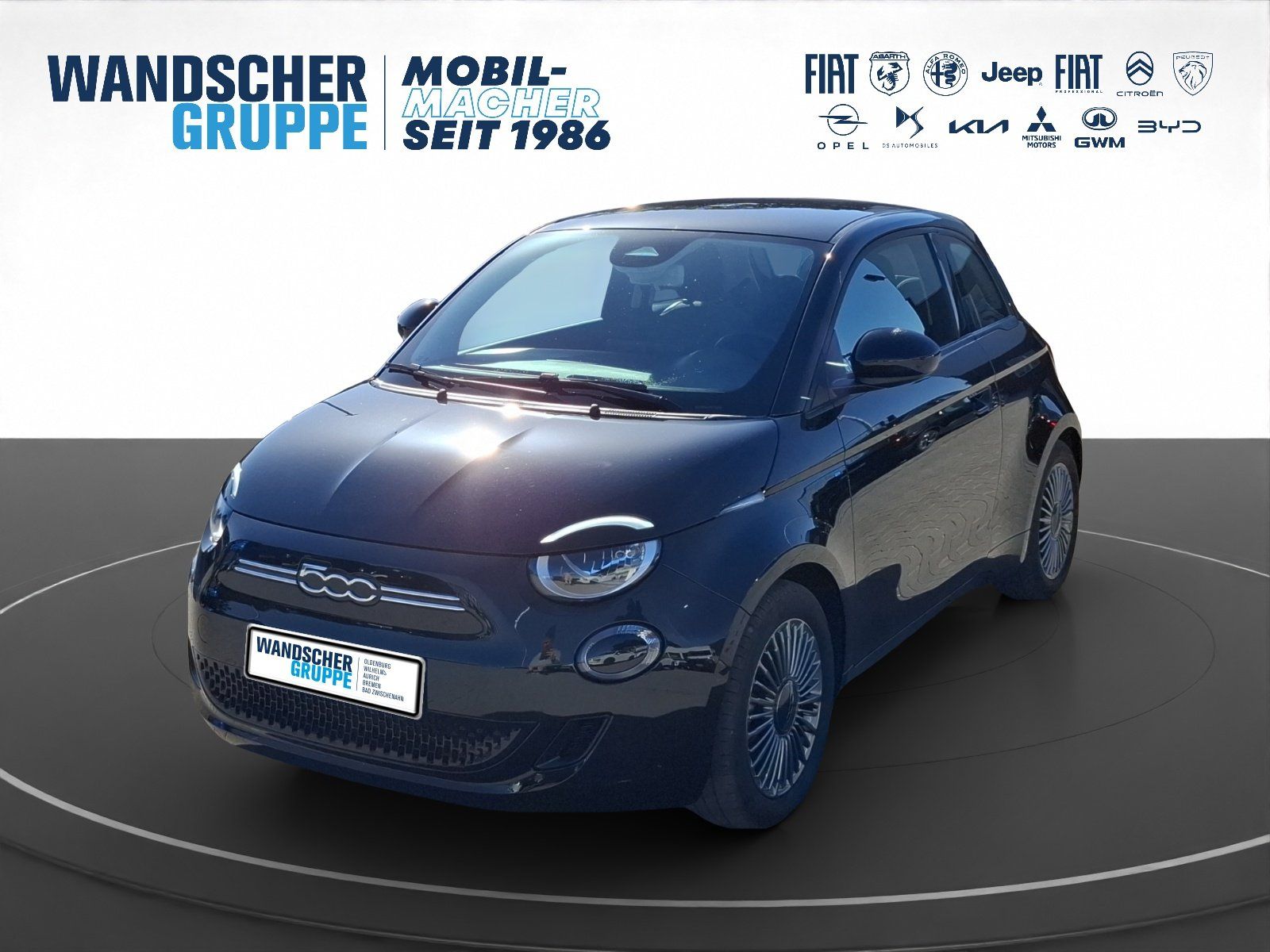 Fiat 500 e Icon KeyLess+Navi+LM+SoundSys+SpurH+AUT