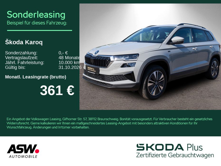Skoda Karoq Tour 2.0TDI 4x4 LED Navi RFK ACC AHK SHZ