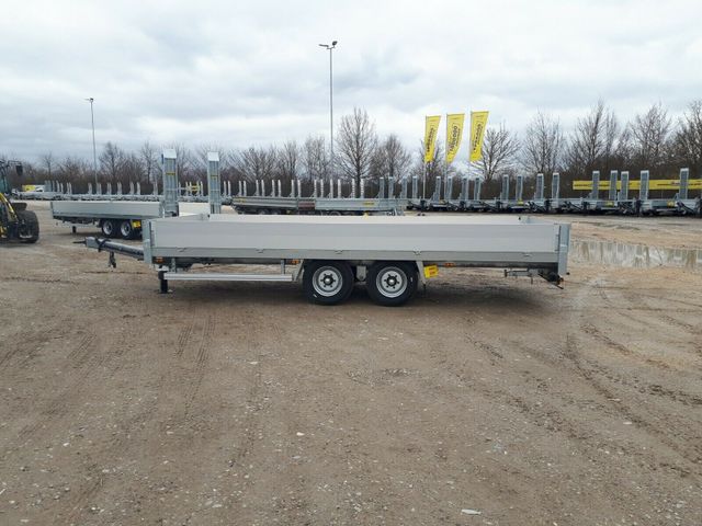 Humbaur 11,9 t Tandem-Tieflader | ALU-BW | Rampenschacht