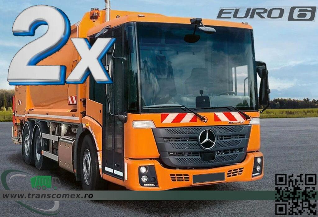 Mercedes-Benz Econic 2630 /Euro 6/Faun-Zoller 2 buc!