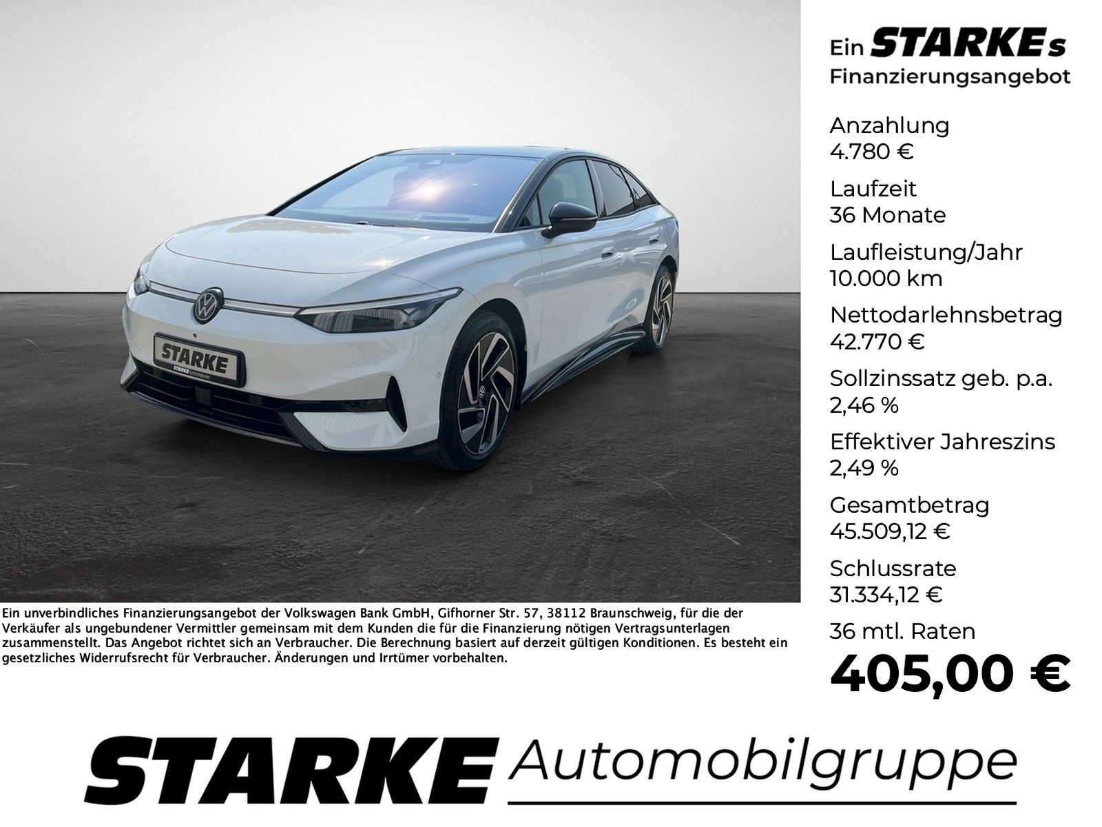 Volkswagen ID.7 Pro  HeadUp AHK Navi LED Kamera PDC LM Temp