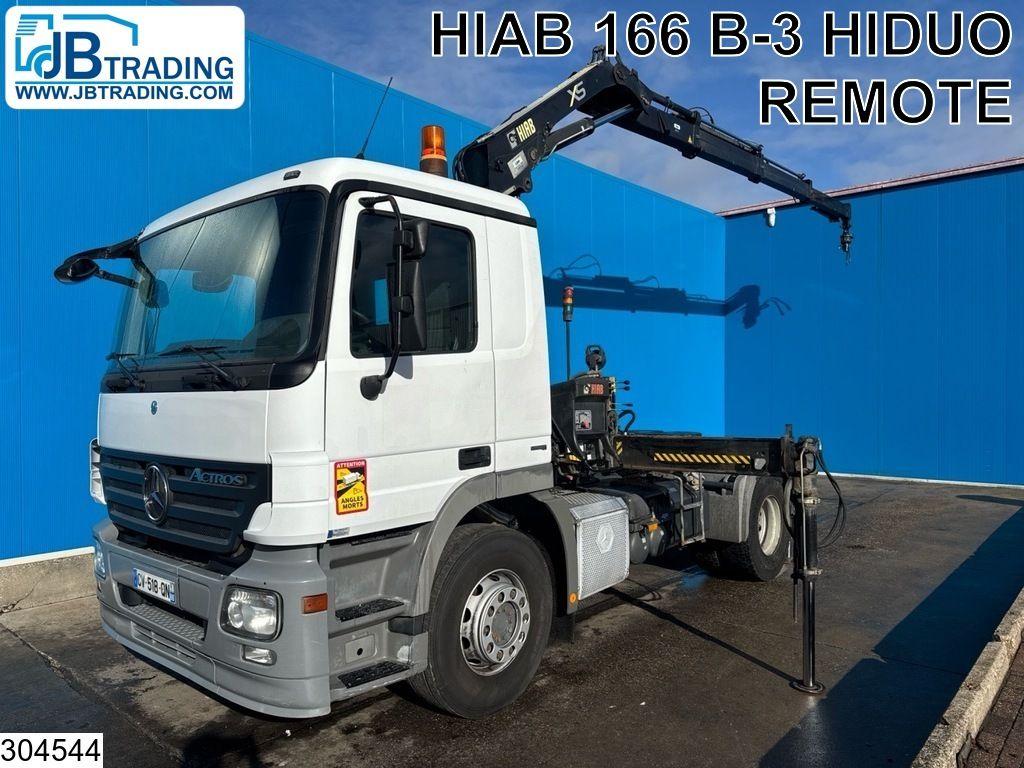 Mercedes-Benz Actros 1832 EURO 4, Hiab 166 B-3 HIDUO, Remote