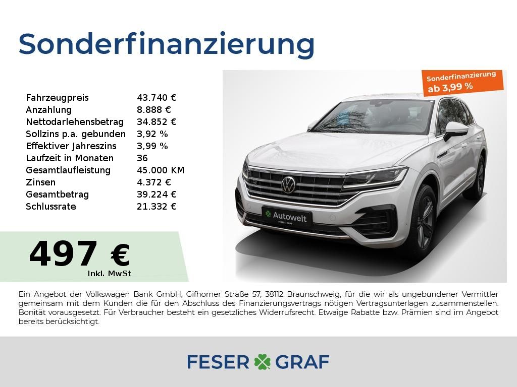 Touareg 3.0 TDI 4M R-Line AHK Navi Standh. 360°