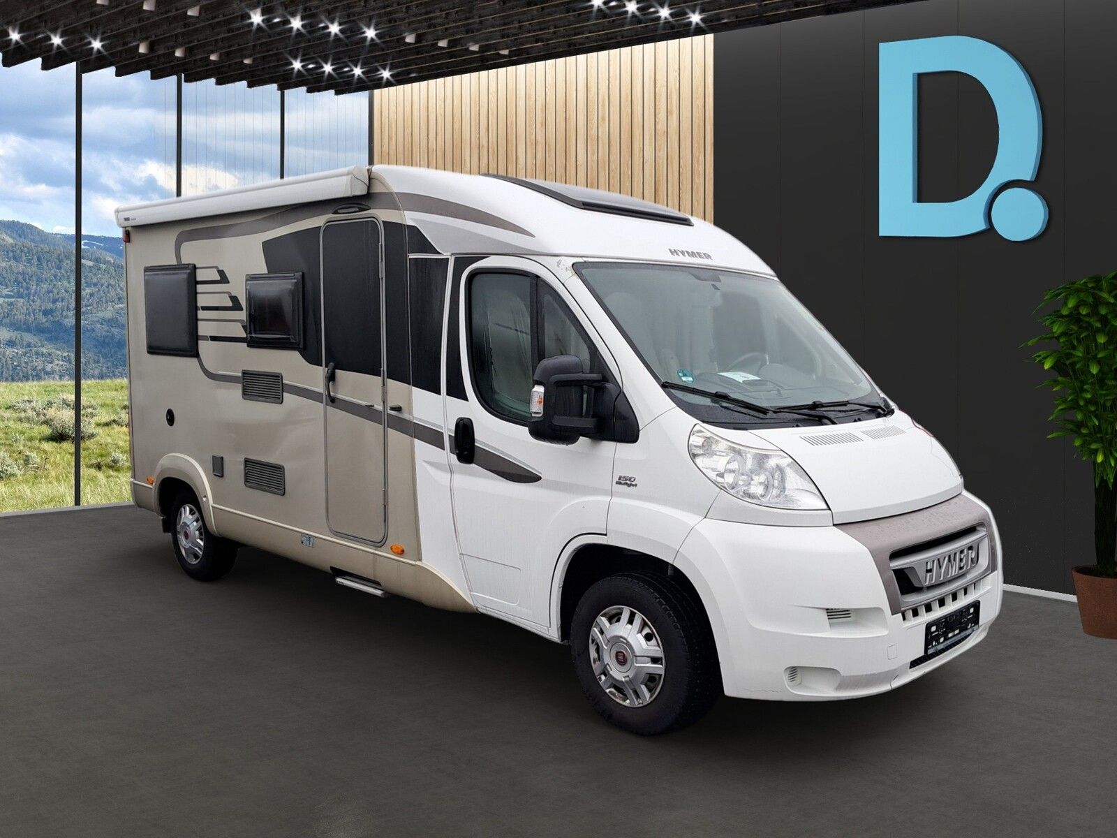 Fahrzeugabbildung HYMER / ERIBA / HYMERCAR Compact 404 Markise,Fahrradträger