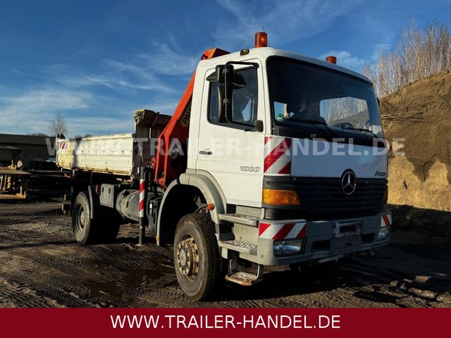 Mercedes-Benz 1828 AK mit Palfinger PK 10500 Zweischalengreife