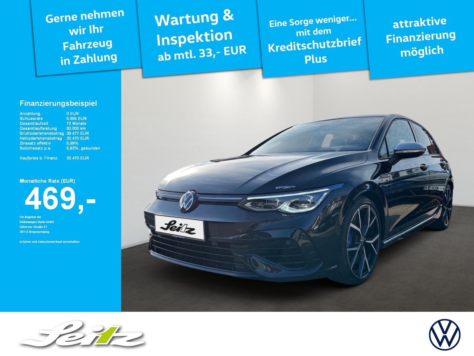 Volkswagen Golf R 2.0 TSI DSG R 4Motion Navi. Matrix-LED. E