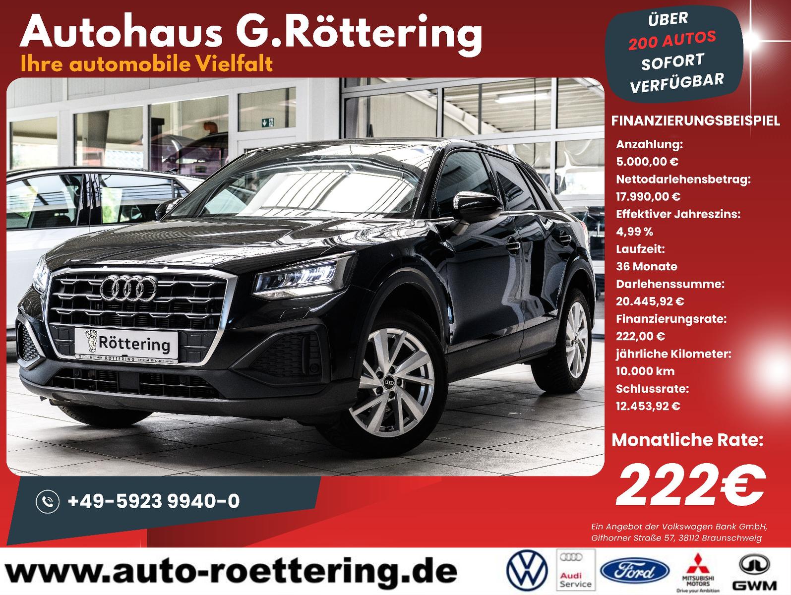 Audi Q2 35 TFSI S tronic LED/SZH/RFK/NAVI/GJR