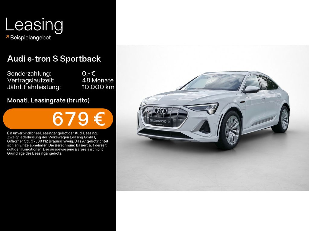 Audi e-tron S Sportback qu. 20Z*AHK*Air*B&O*HuD*Pano*