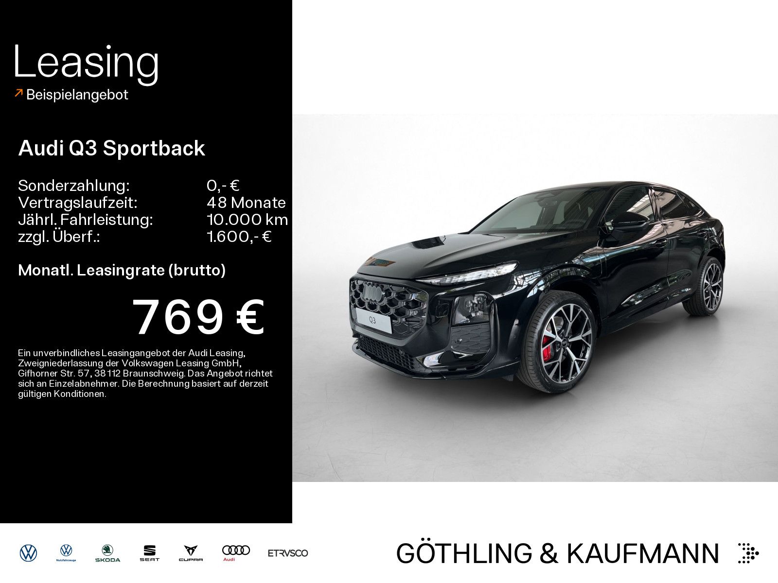 Audi Q3 Sportback e-hybrid 200 kW S tronic*SONOS*Tech