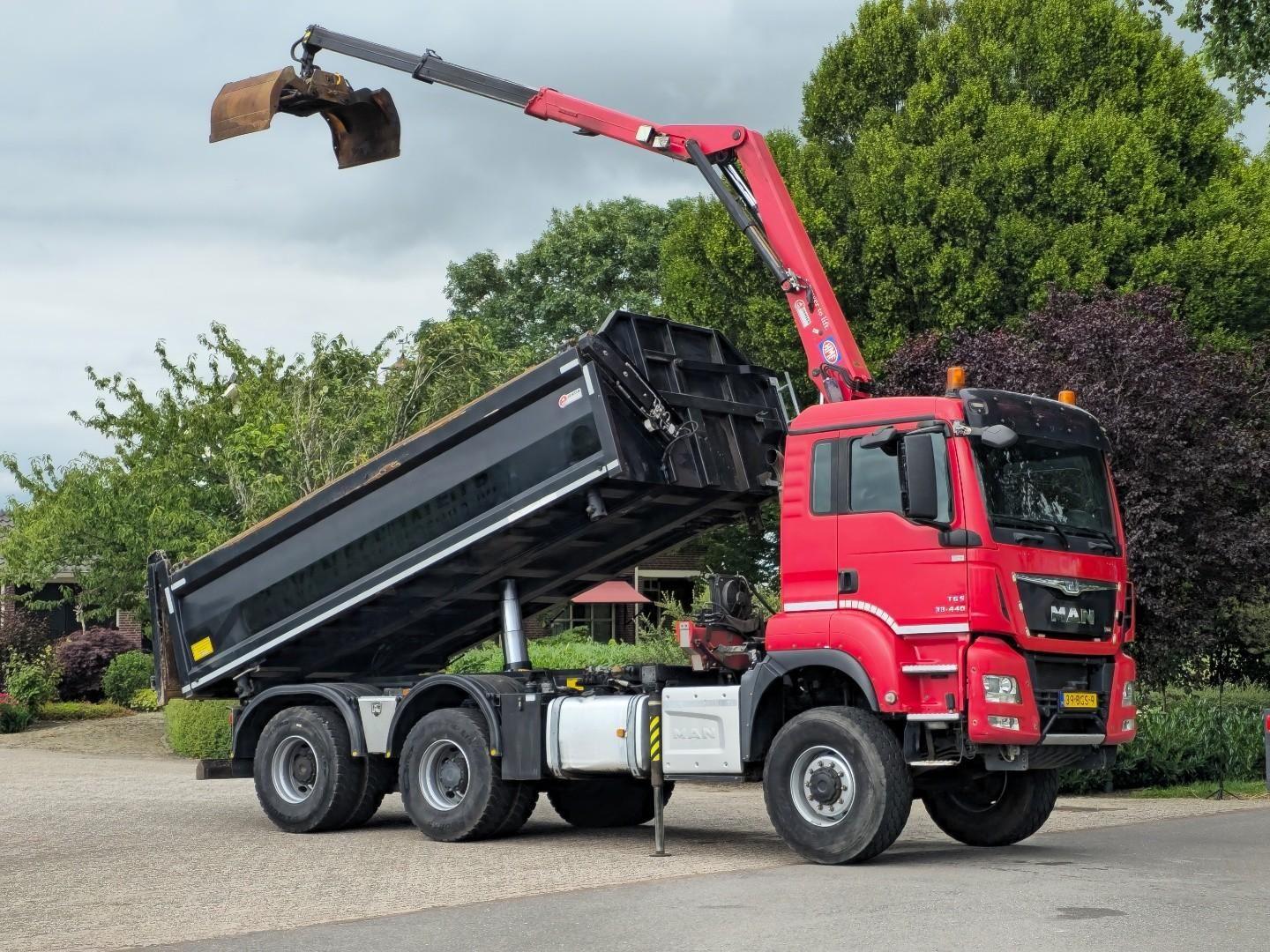 MAN TGS 33.400 6X6 BH WVT WS Z-Kran/Kipper!! EURO 6!