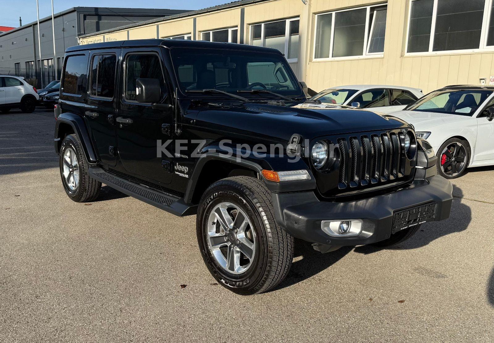 Jeep Unlimited Sahara LED Kamera Alpine Nav AHK DAB
