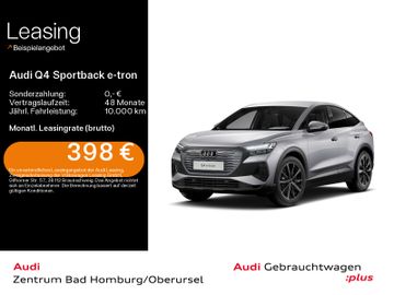 Audi Leasingangebot: Audi Q4 Sportback e-tron 40*Navi*Matrix*Alu*HUD*Virtu