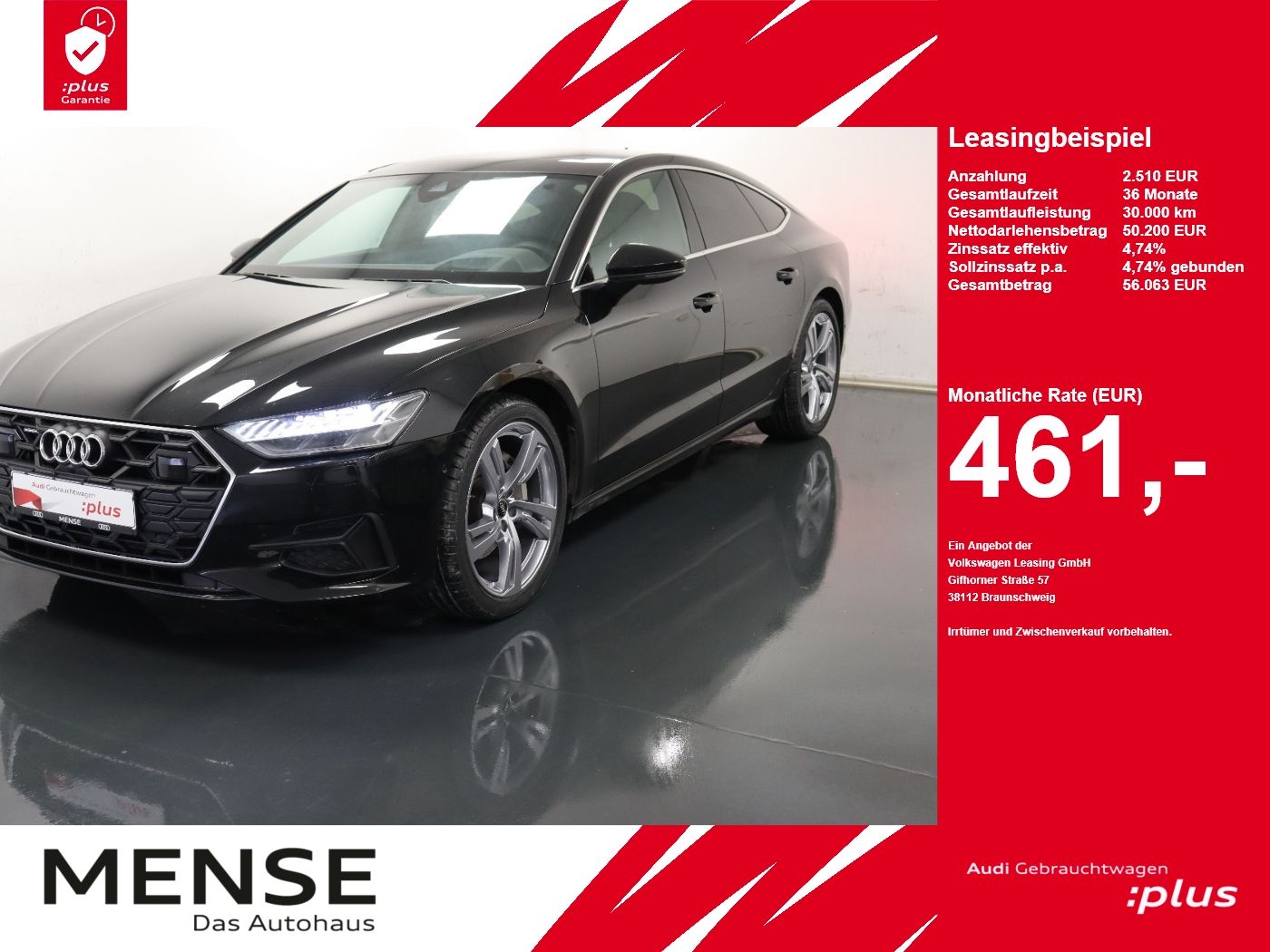 Audi A7 Sportback 45 TDI quattro S tronic Matrix|AHK