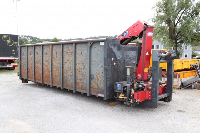 Andere HMF Kran 1330-K3 Funk + Abroll Mulde Owipex