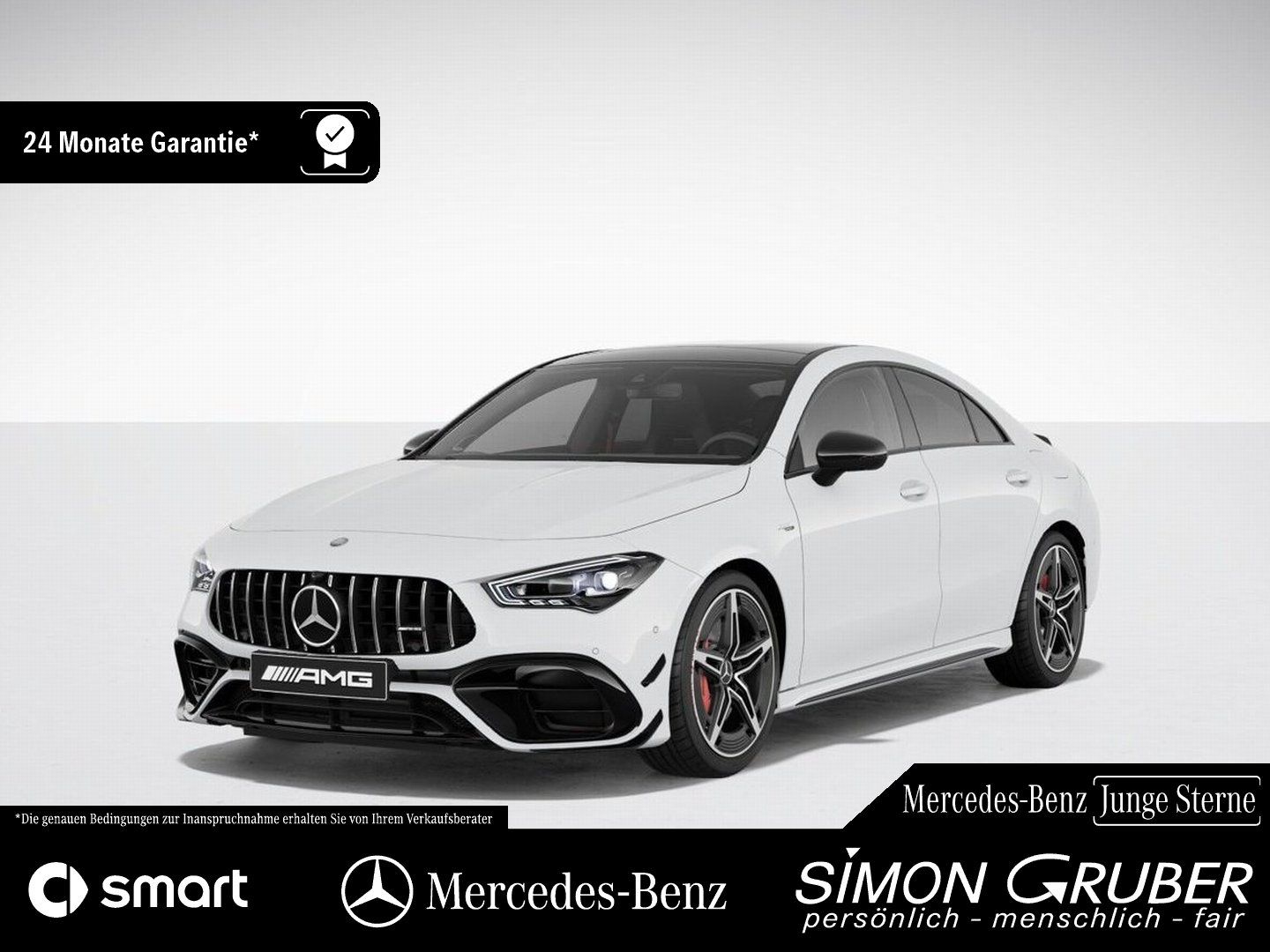 Fahrzeugabbildung Mercedes-Benz CLA 45 S 4M AMG Aero Burm Pano MBeam 360 drivers