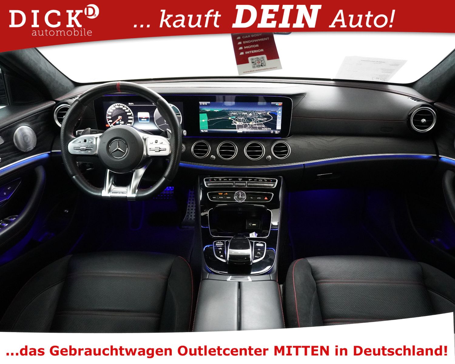 Fahrzeugabbildung Mercedes-Benz E53 AMG 4M+ NIGHT+LUFT+PANO+BURM+360+MEMO+20+VOL