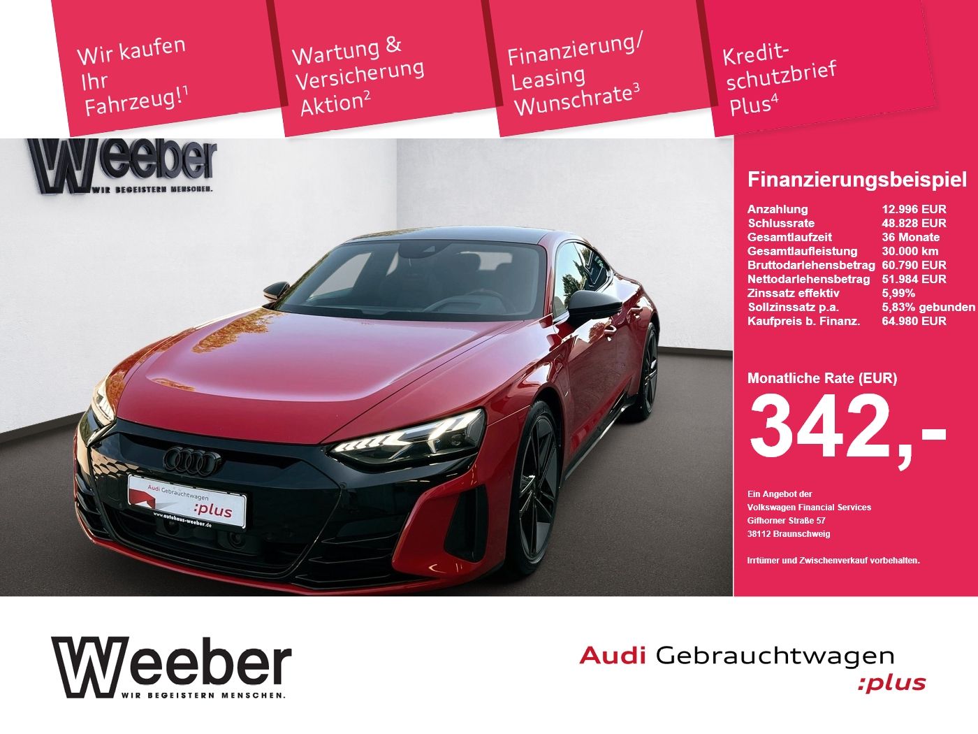 Audi RS e-tron GT quattro *HUD*CARBON*MATRIX*LEDER*21