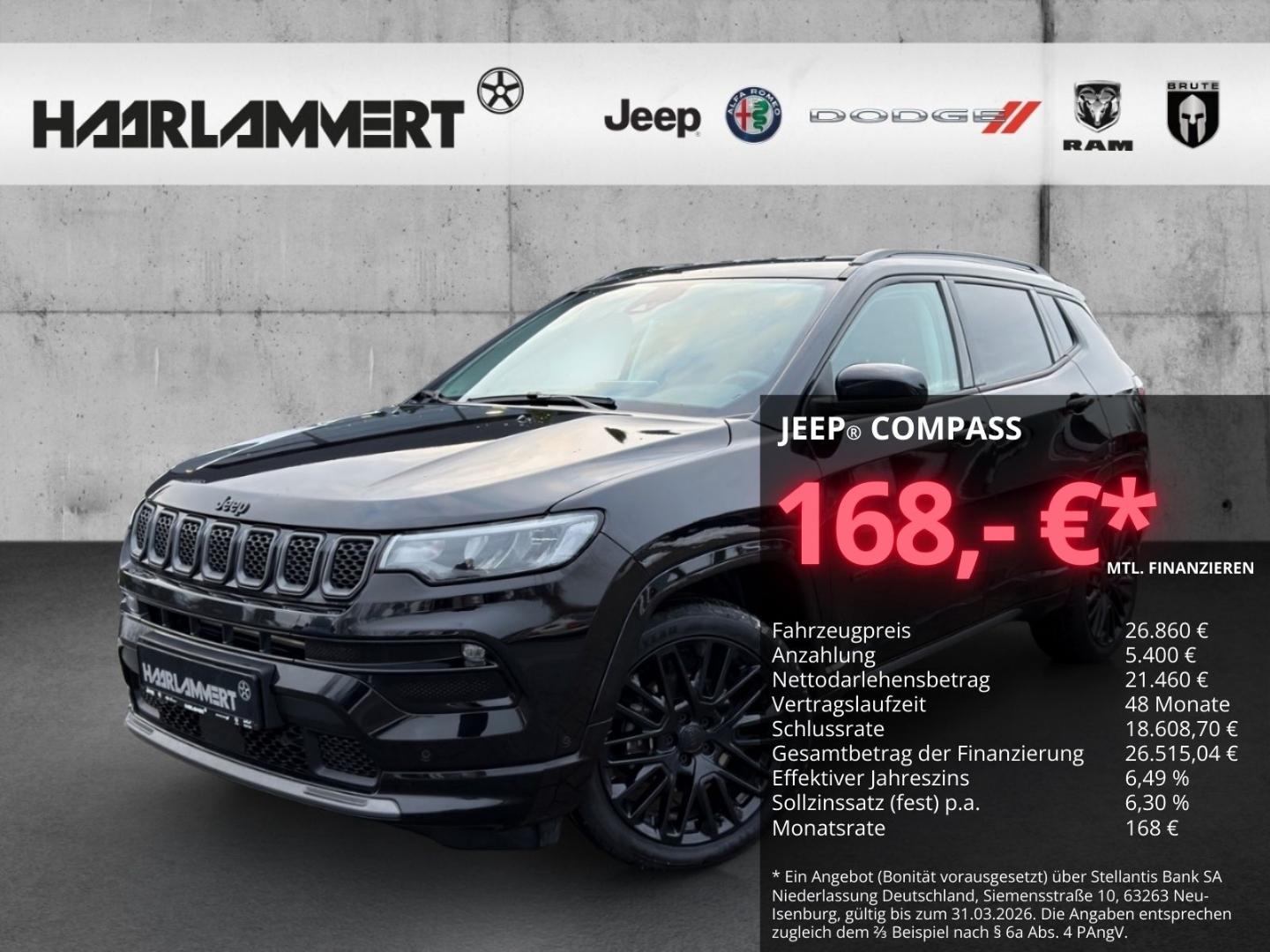 Jeep Compass Mild-Hybrid S ACC+SHZ+CARPLAY+LED