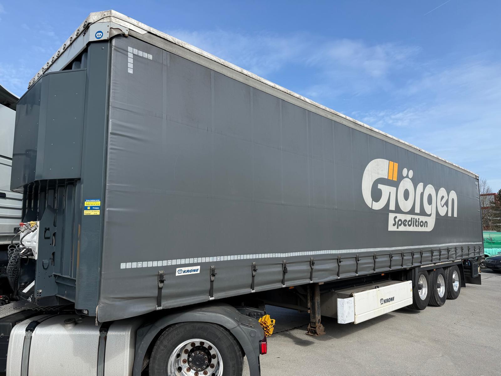 Krone  3 Achs Baustoff Rungentaschen ALCOA Lift TÜV26!