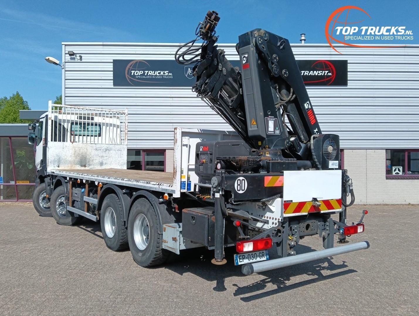 Renault C430 8x4 - HIAB 22TM Kran, Kran, Kran - Klimatis