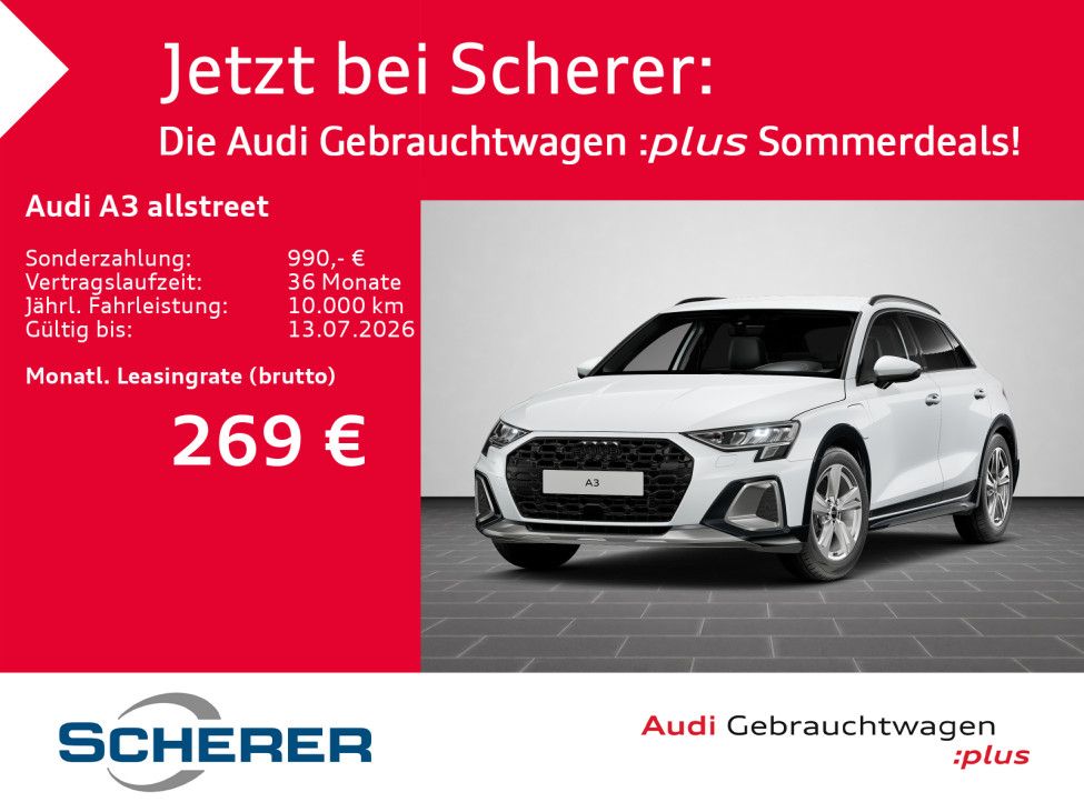 Audi A3 allstreet 40 TFSIe ACC KAMERA INTERFACE NAVI