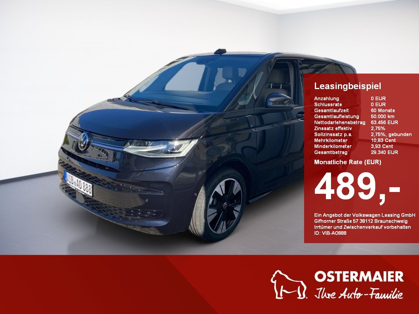Volkswagen T7 Multivan GOAL 2.0 TDI 150PS DSG LR AHK.ST.HZG