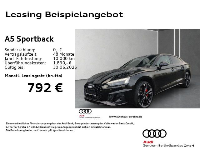 AUDI A5 Sportback 45 TFSI qu. S line S tronic *PANO*