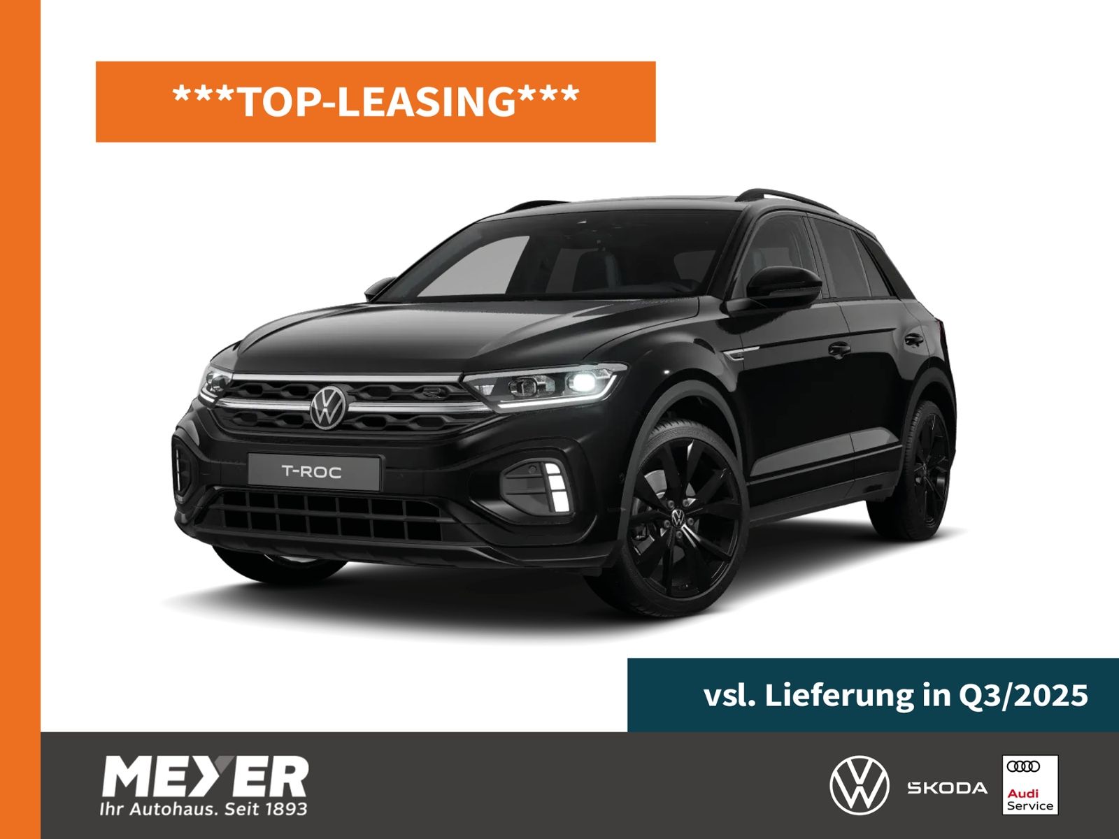 Fahrzeugabbildung Volkswagen T-Roc R-Line 1.5 TSI DSG *Black Style, AHK,Panor
