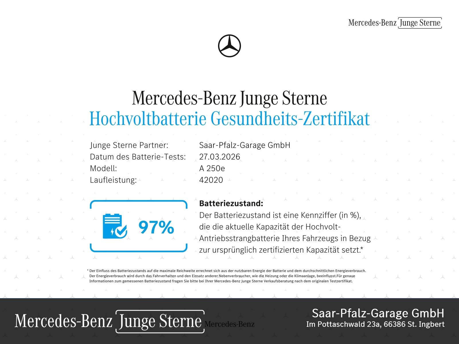 Mercedes-Benz A 250 e CARPLAY*TOTW*LED*NAVI*SHZ*TEMPOMAT*DAB*