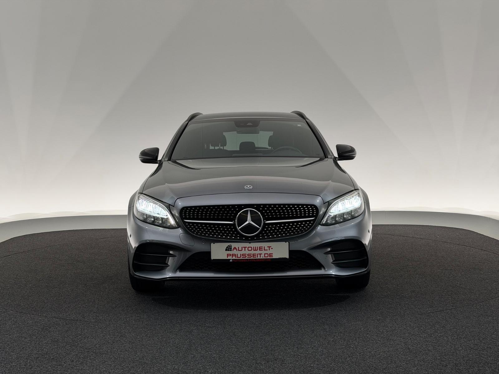 Mercedes-Benz C-Class *AMG LINE*NIGHT-LED-R.KAM-APPLE-SPUR-TEMPO, миниатюра 2