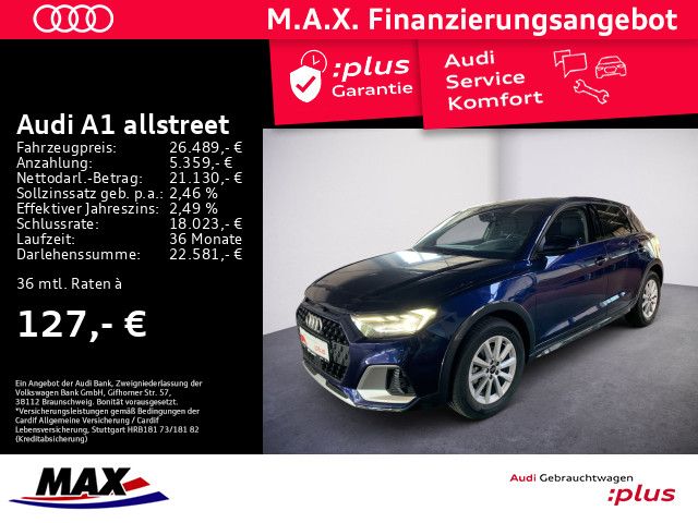 A1 allstreet 30 TFSI LED+KAMERA+NAVI+SITZHZG+ALU
