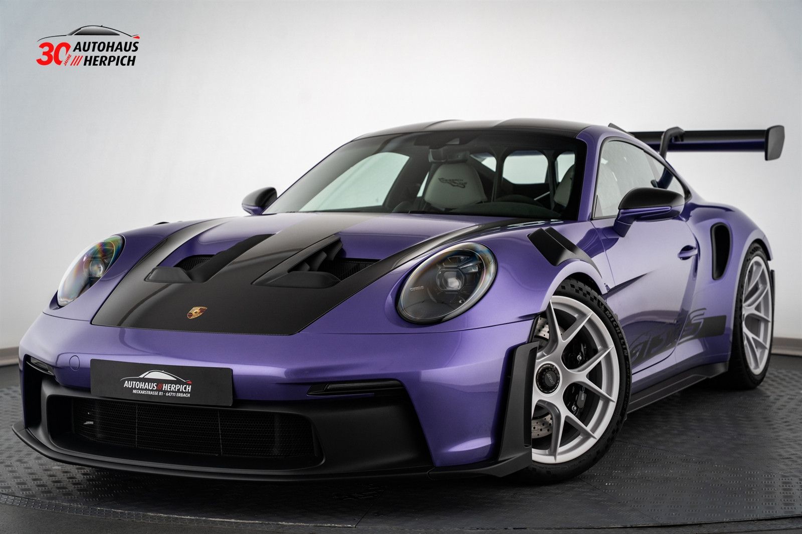 PORSCHE 992 GT3RS Weissach CXX PTS Veilchenlilametallic