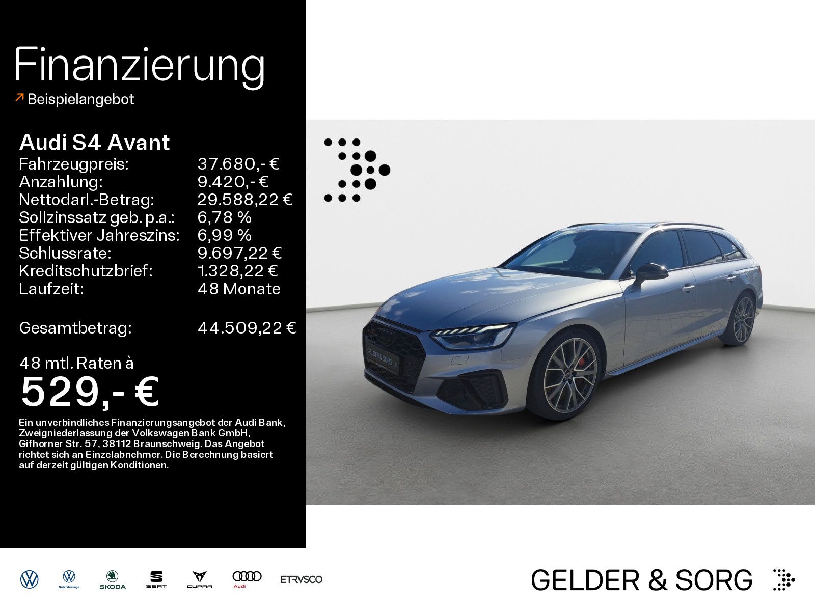 AUDI S4 Avant TDI *PANO*MATRIX*B&amp;O*SHZ*AHK*EPH+*RFK*
