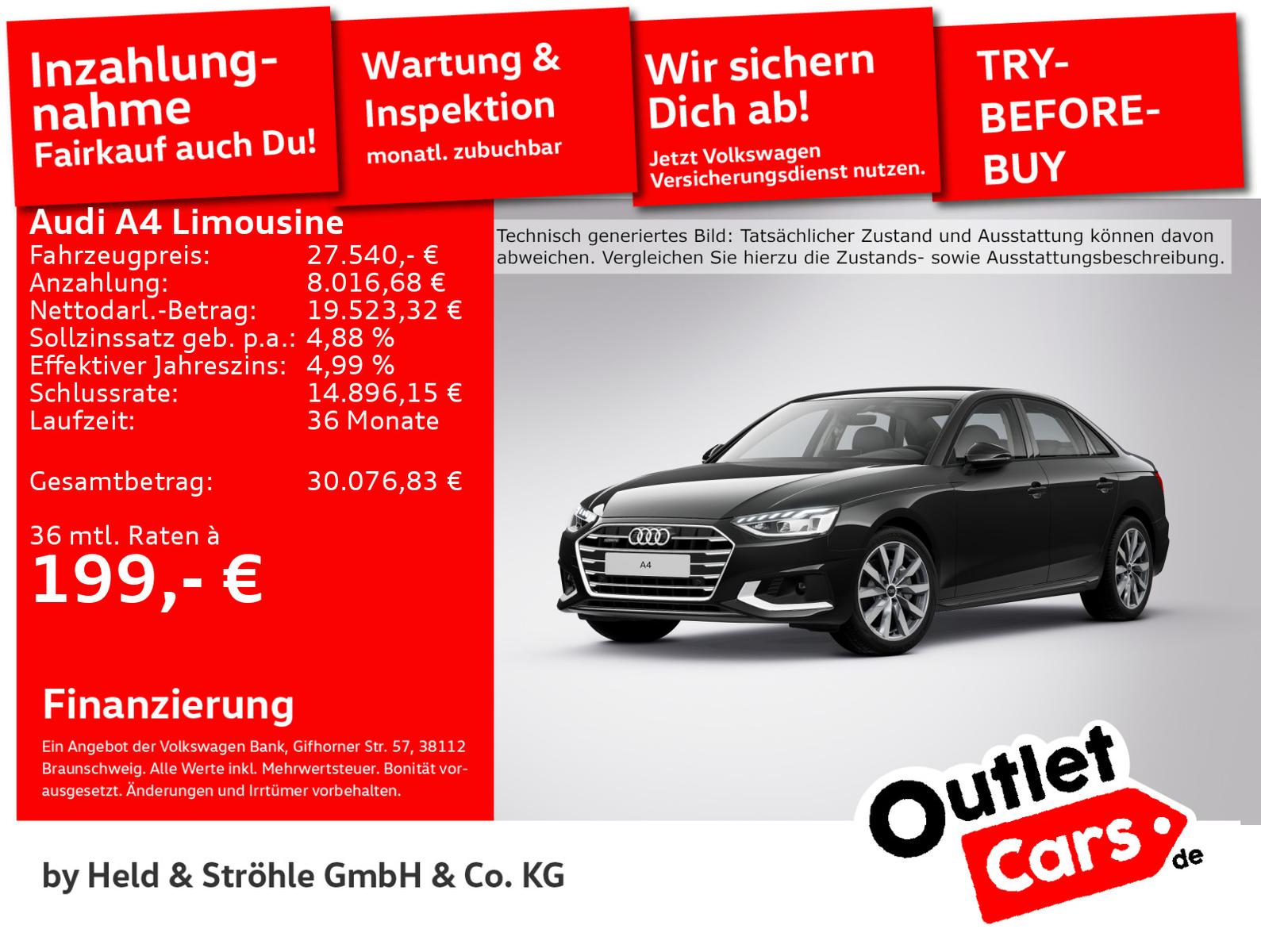 Audi A4 Limousine advanced 40 TDI quattro S tronic