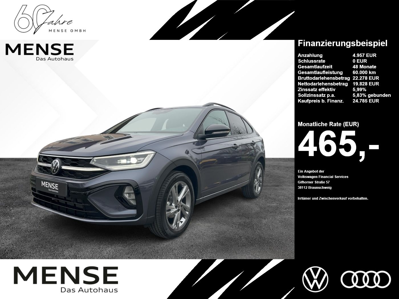 Volkswagen Taigo R-Line 1.5 l TSI OPF DSG AHK BlackRoof Nav